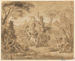 Design for et billedvev: Allegory of Africa