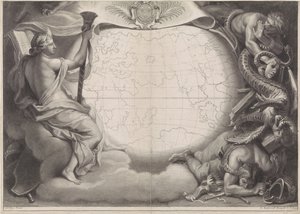 Allegorisk portrett av Louis XIV, konge av Frankrike av Gérard Edelinck