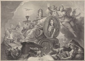 Allegorisk portrett av Louis XIV, konge av Frankrike