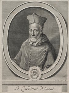 Kardinal Arnaud dOssat. av Gérard Edelinck