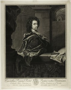 Hyacinthe Rigaud av Gérard Edelinck