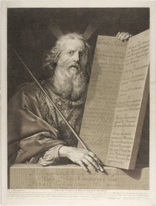 Moses av Gérard Edelinck