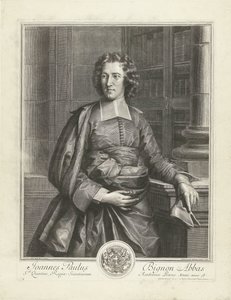 Portrett av Jean Paul Bignon Joannes Paulus Bignon Abbas (tittel på objekt) av Gérard Edelinck