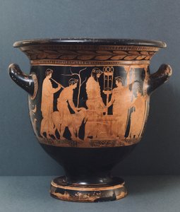 Loftsvase av Kleophon-maler, 500-tallet f.Kr. (rød keramikk) av Greek