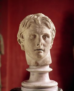 Leder av Alexander den store, funnet ved Pergamon (marmor)
