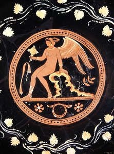 Merrythought Cup, ca. 330–310 f.Kr. (keramikk) av Greek