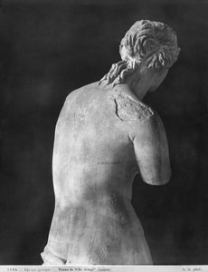 Venus de Milo, bakfra, hellenistisk periode, ca. 130-100 f.Kr. (marmor) (se også 14152, 156166)