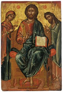 A Deisis, ca. 1600 av Greek School