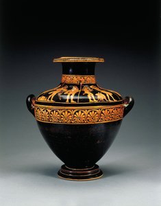 Attisk rødfigurkalpis, ca.470-460 f.Kr av Greek School