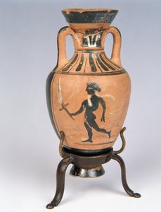 Liten Panathenaic Amphora, Bulas Group, Athen (keramikk) av Greek School