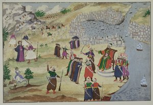 Det forutsagte fallet av Konstantinopel, fra billedhistorien til den greske uavhengighetskrigen av Greek School