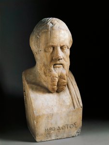 Byste av Herodot, 4. århundre f.Kr. (marmorskulptur)