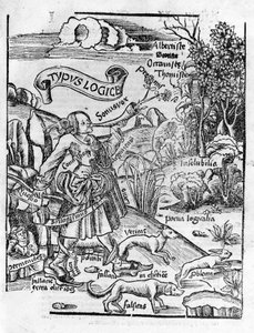 Liberal Arts: Logic - in "" Philosophical Daisy"" av Gregor Reisch (1467-1525). Bale
