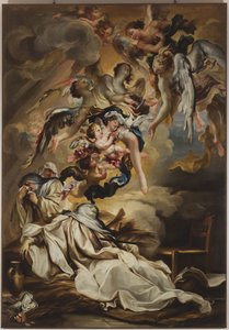 Death of Saint Scholastica, ca. 1700 (olje på lerret)