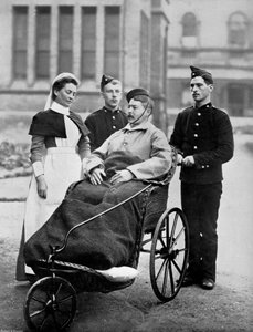 The reconvalescent, Herbert Hospital, Woolwich, London, 1896 av Gregory and Co
