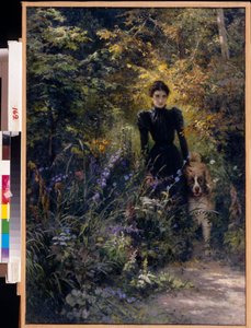 Vi er forlatt. Maleri av Grigori (Grigoriy, Grigory) Grigoryevich Myasoyedov (Myasoedov, Miasoedov) (1834-1911), olje på lerret