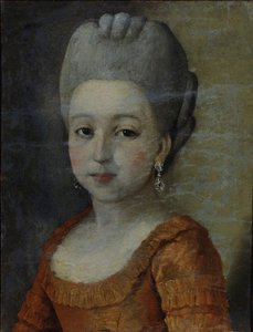 Portrett av en jente, 1770-tallet av Grigory Ostrovsky