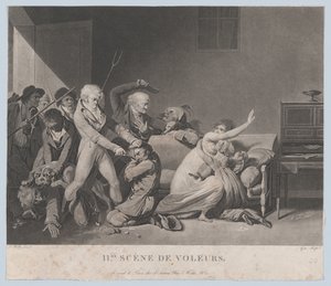 Andre tyvescene, ca. 1805. av Gror
