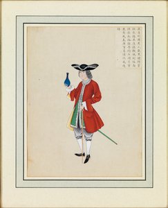 Portrett av en utlending, ca. 1765 av Guanpeng Ding