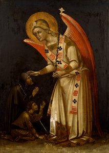 Angel, rundt 1354, av Guariento (aktiv 1338-død i 1367 eller 1370), fresco