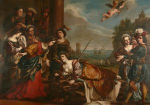 Didos død av Guercino (1591 1666) (after)