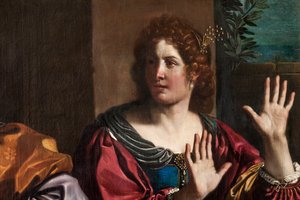 Amnon og Tamar, detalj av 2384639 av Guercino