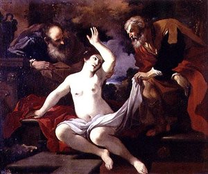 Susanna og de eldste av Guercino