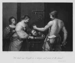 Dødsfall av døperen Johannes, St. Matteus XIV av Guercino