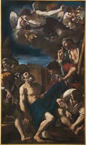 St Peters martyrium av Guercino