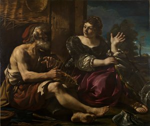 Erminia og hyrden, 1620-årene av Guercino