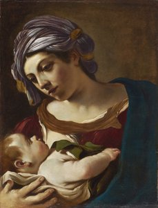 Madonna og barn av Guercino