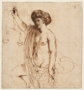 Personifikasjon av rettferdigheten av Guercino