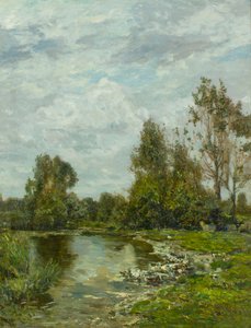 Langs Sile-elven, 1880-tallet.