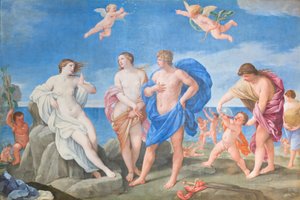Ariadne og Bacchus (olje på lerret) av Guido Reni