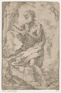 Saint Hieronymus i villmarken av Guido Reni