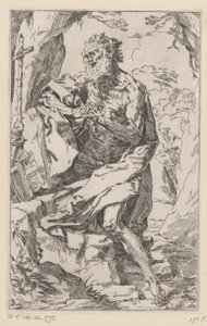 Saint Hieronymus i villmarken av Guido Reni