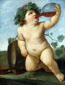Drikker Bacchus Boy, ca. 1623.