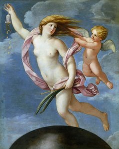 Fortuna med en veske, 1637. av Guido Reni