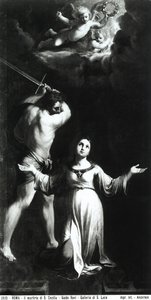 Martyrdøden av Saint Cecilia, ca. 1603 av Guido Reni