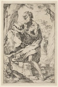 Den hellige Jerome av Guido Reni