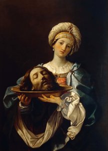 Salome holder hodet til døperen Johannes, ca 1638. av Guido Reni