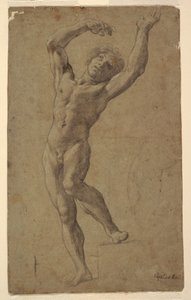 Studie for St. Sebastian, Pomarici Santomasi-museet, Puglia, Italia av Guido Reni