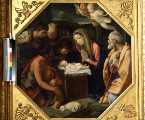 Tilbedelsen av Kristusbarnet av Guido Reni