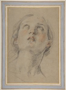 Hodet av en kvinne som ser opp (Judith) av Guido Reni
