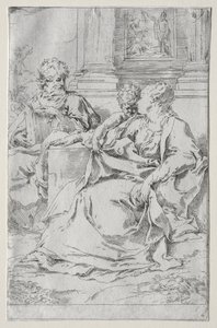Den hellige familie av Guido Reni