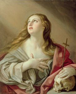 The Penitent Magdalene, ca. 1638 (olje på lerret) av Guido Reni