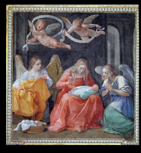 The Virgin Sewing, fra 