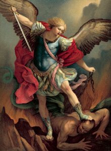 Erkeengelen, Michael (chromolitho)