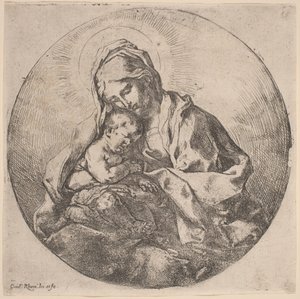 Jomfru og barn av Guido Reni