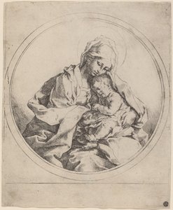 Jomfru og barn av Guido Reni